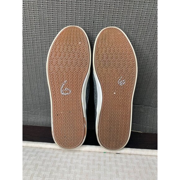 Steve Madden Mens Size 8 Gray Slip-On Shoes With Tan Accent - Picture 5 of 7